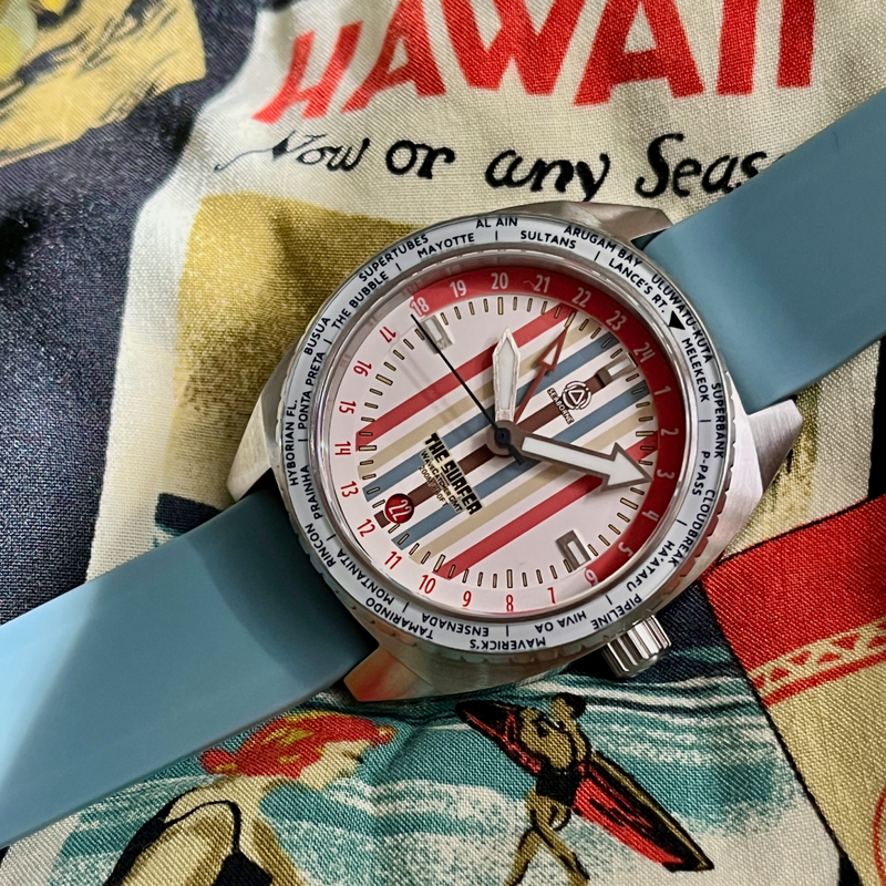 Why We Put Surf Breaks on a GMT Bezel