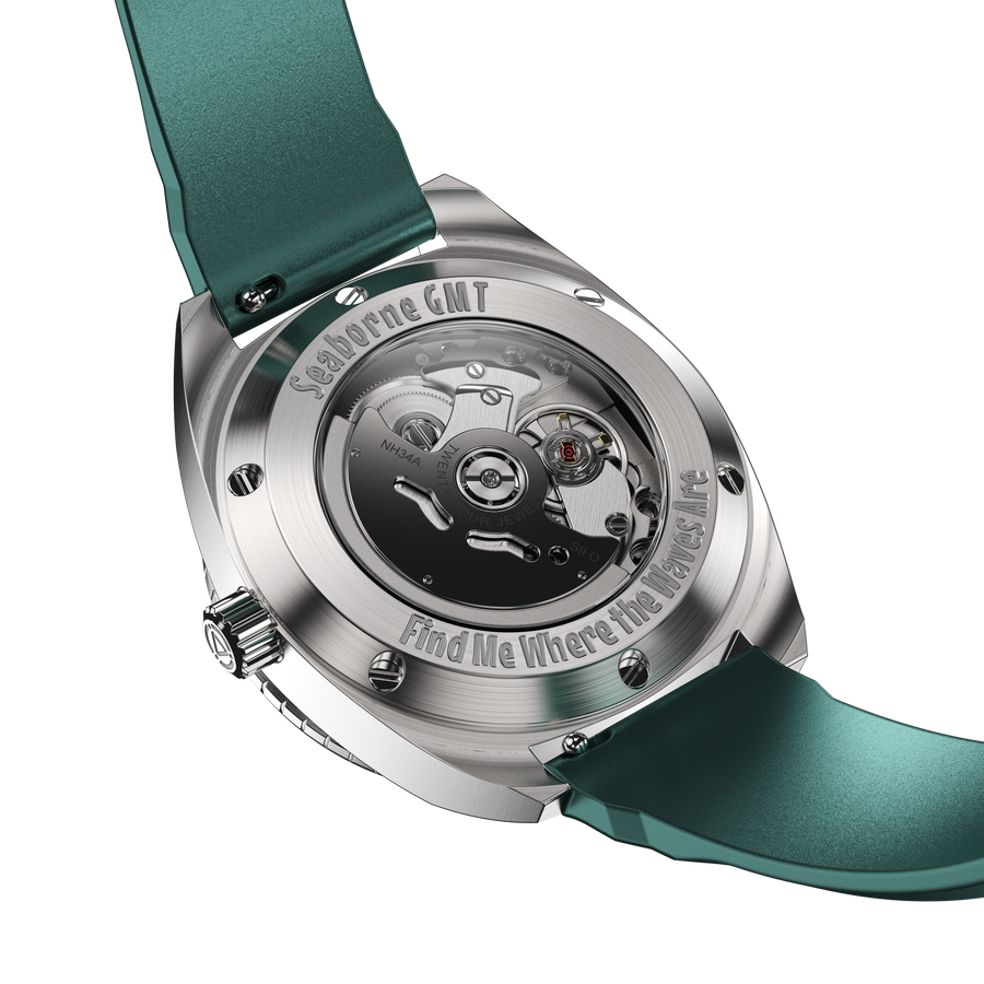 The Surfer | Wavecatcher GMT Automatic |  Seagrass